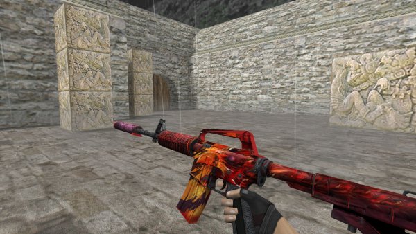 Модель HD M4A1-S «Chicken Revenge» для CS 1.6